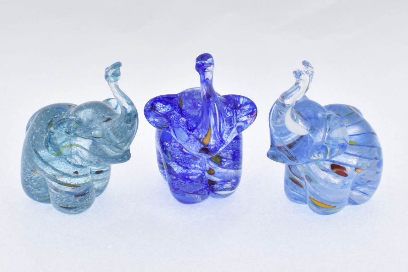 Art Glass Elephant - Small